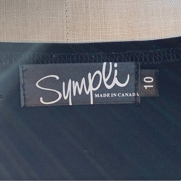 Simpli Black Top with Peplum - Picture 10 of 10